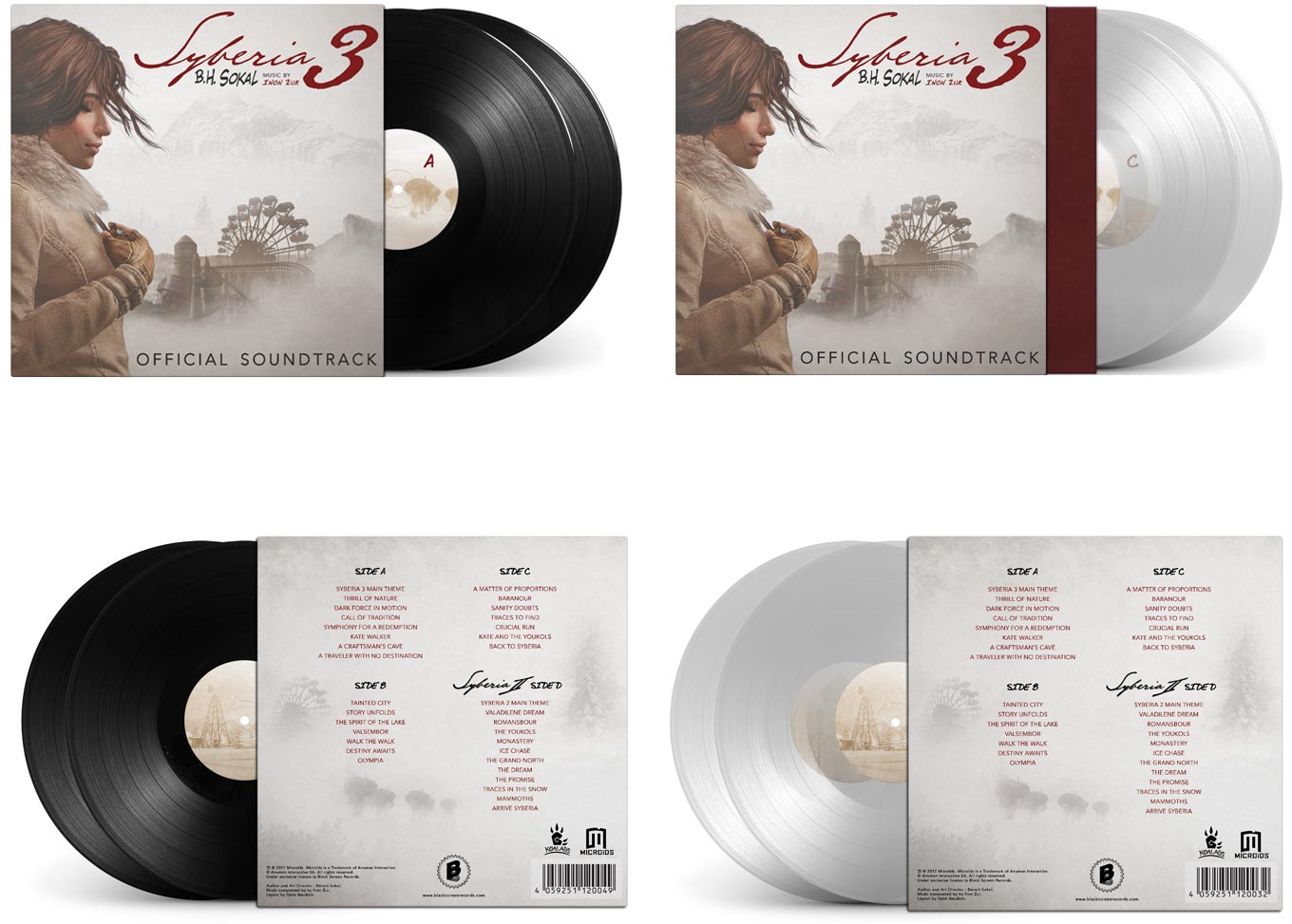 Syberia 3 OST LP