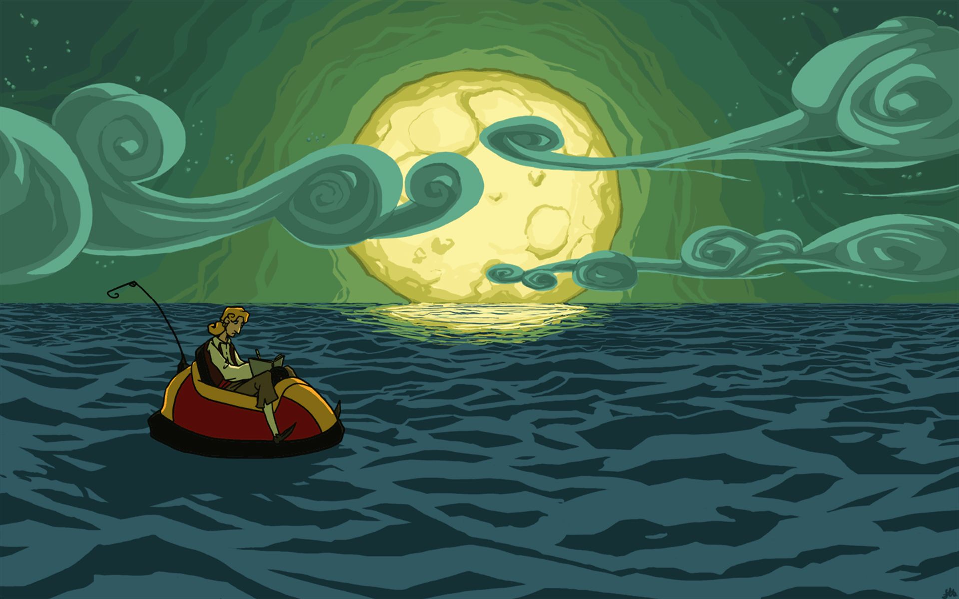 The Curse of Monkey Island - háttérkép