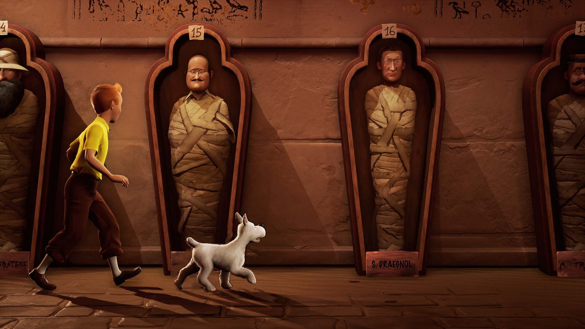 Tintin Reporter – Cigars of the Pharaoh - háttérkép