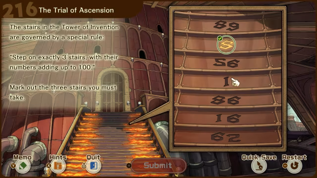 Professor Layton and the New World of Steam képernyőkép