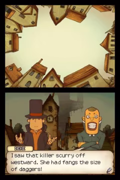 Professor Layton and the Curious Village képernyőkép