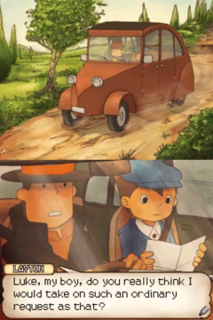 Professor Layton and the Curious Village képernyőkép
