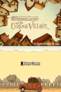 Professor Layton and the Curious Village képernyőkép