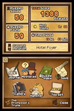 Professor Layton and the Diabolical Box képernyőkép