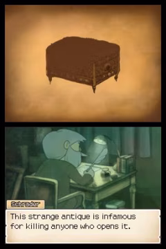 Professor Layton and the Diabolical Box képernyőkép