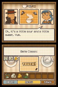 Professor Layton and the Diabolical Box képernyőkép