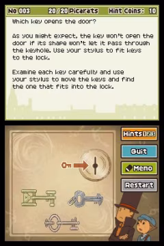 Professor Layton and the Diabolical Box képernyőkép