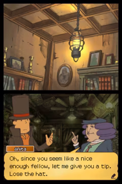 Professor Layton and the Unwound Future képernyőkép