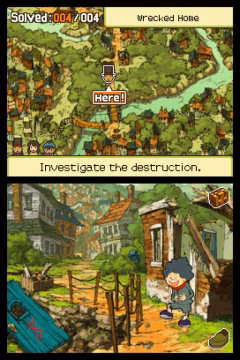Professor Layton and the Last Specter képernyőkép
