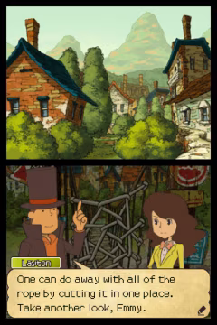 Professor Layton and the Last Specter képernyőkép