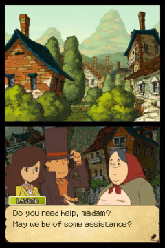 Professor Layton and the Last Specter képernyőkép