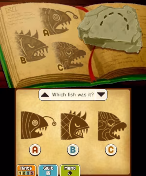 Professor Layton and the Miracle Mask képernyőkép