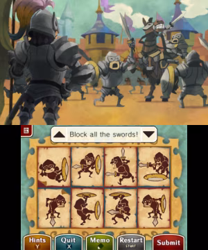 Professor Layton vs. Phoenix Wright: Ace Attorney képernyőkép