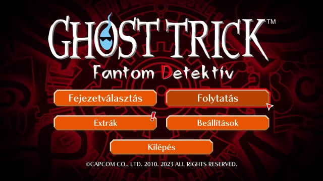 Ghost Trick: Phantom Detective magyarítás képernyőkép